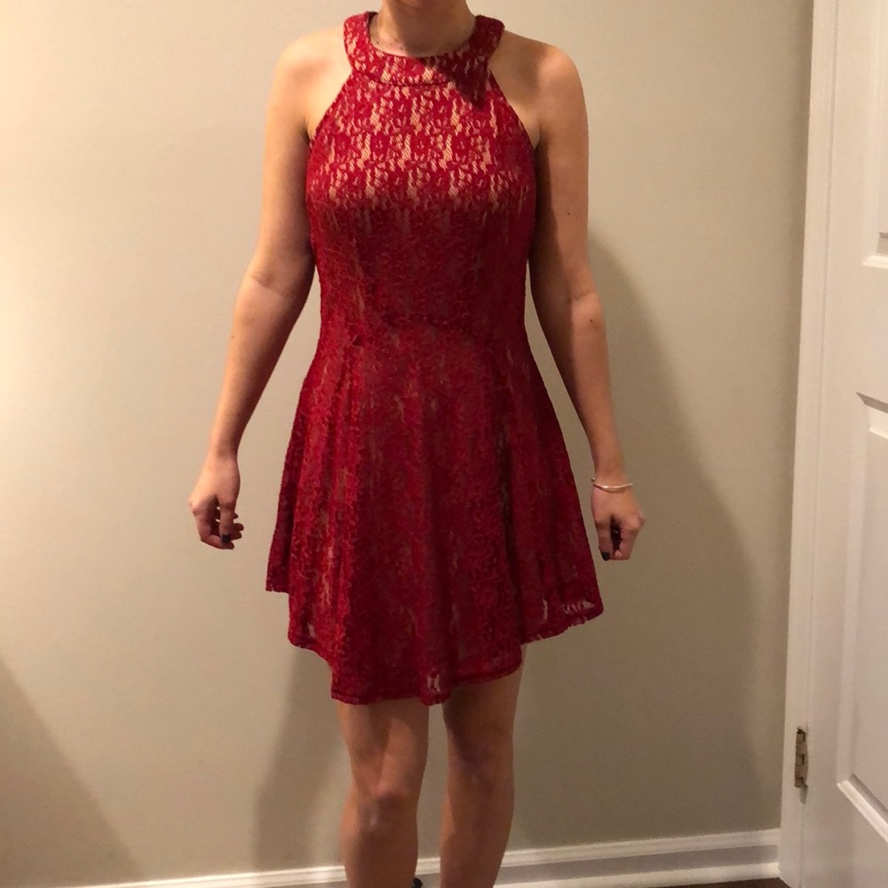 Red dress